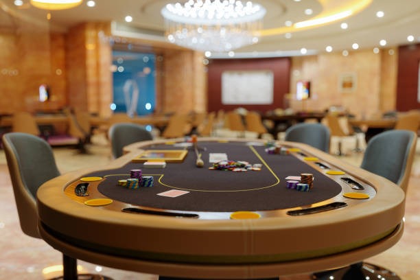 Live Sic Bo table at jala with croupier and three dice in shaker